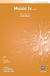 Music Is... Two-Part choral sheet music cover